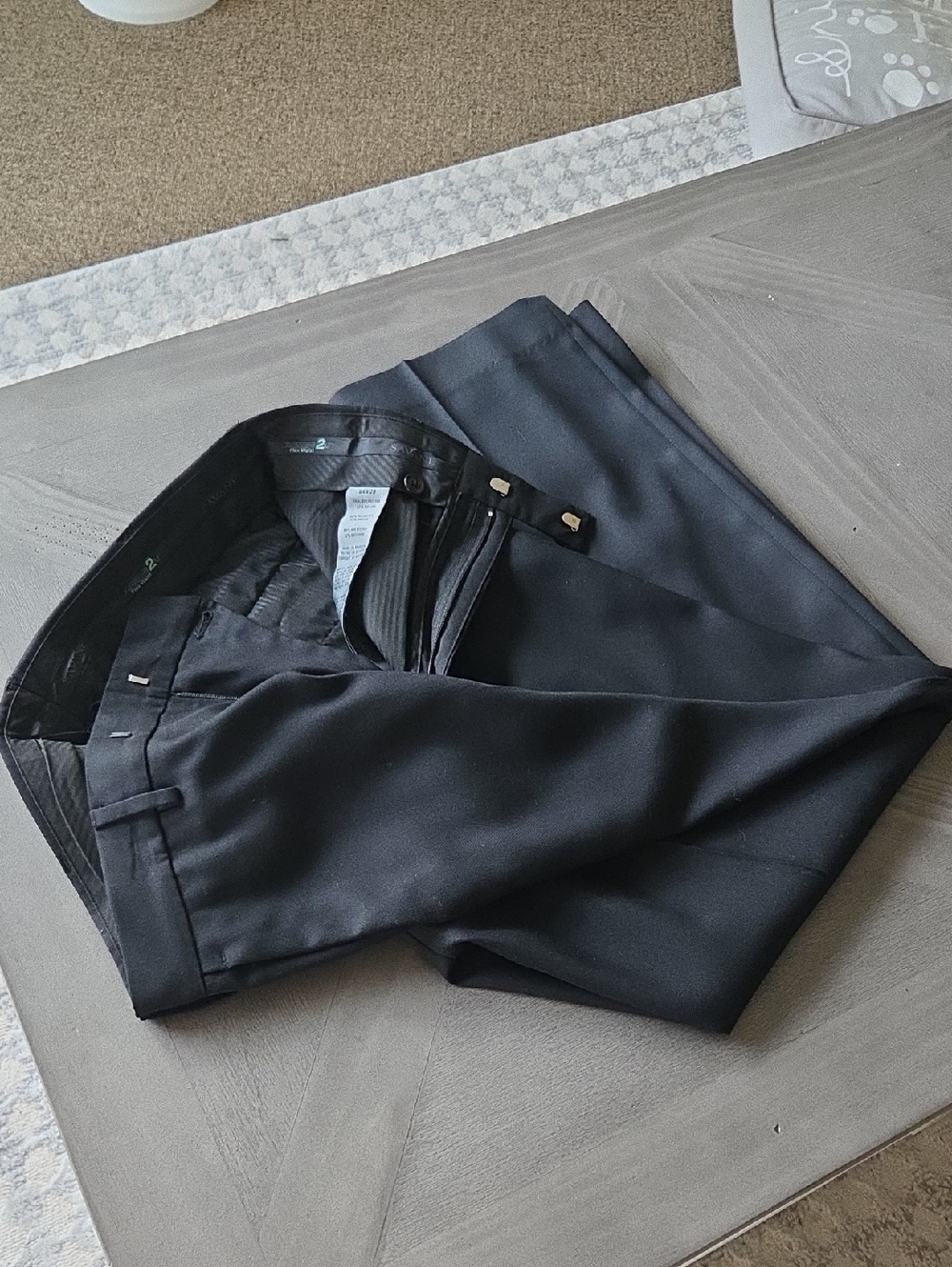 34 X 29 Savane Black Men's Dress Pants